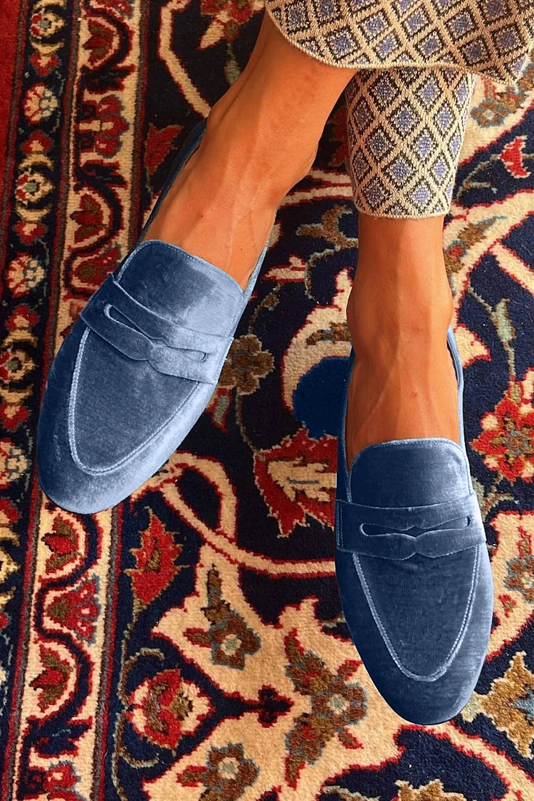 Serenah | Velvet Loafers for Women