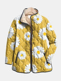 Sable | Charming Daisy Pattern Jacket for Women