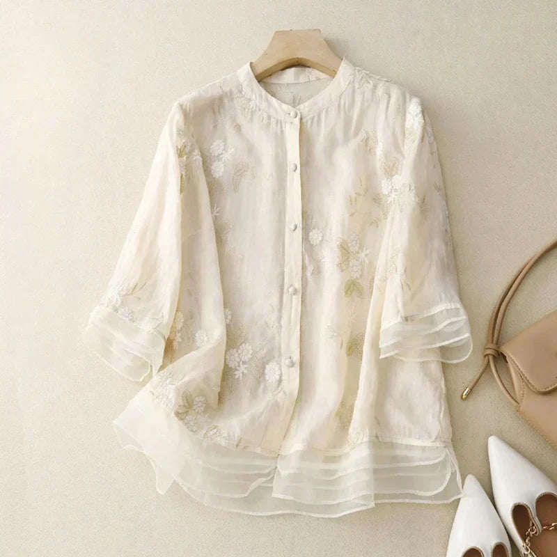 Illyria | Summer Loose Mesh Top for Women