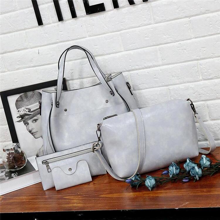 Sutton | Stylish Retro 4-Piece Bag Set for Women