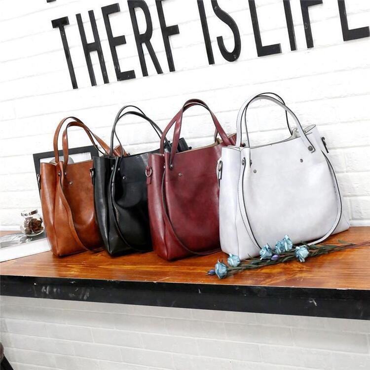 Sutton | Stylish Retro 4-Piece Bag Set for Women