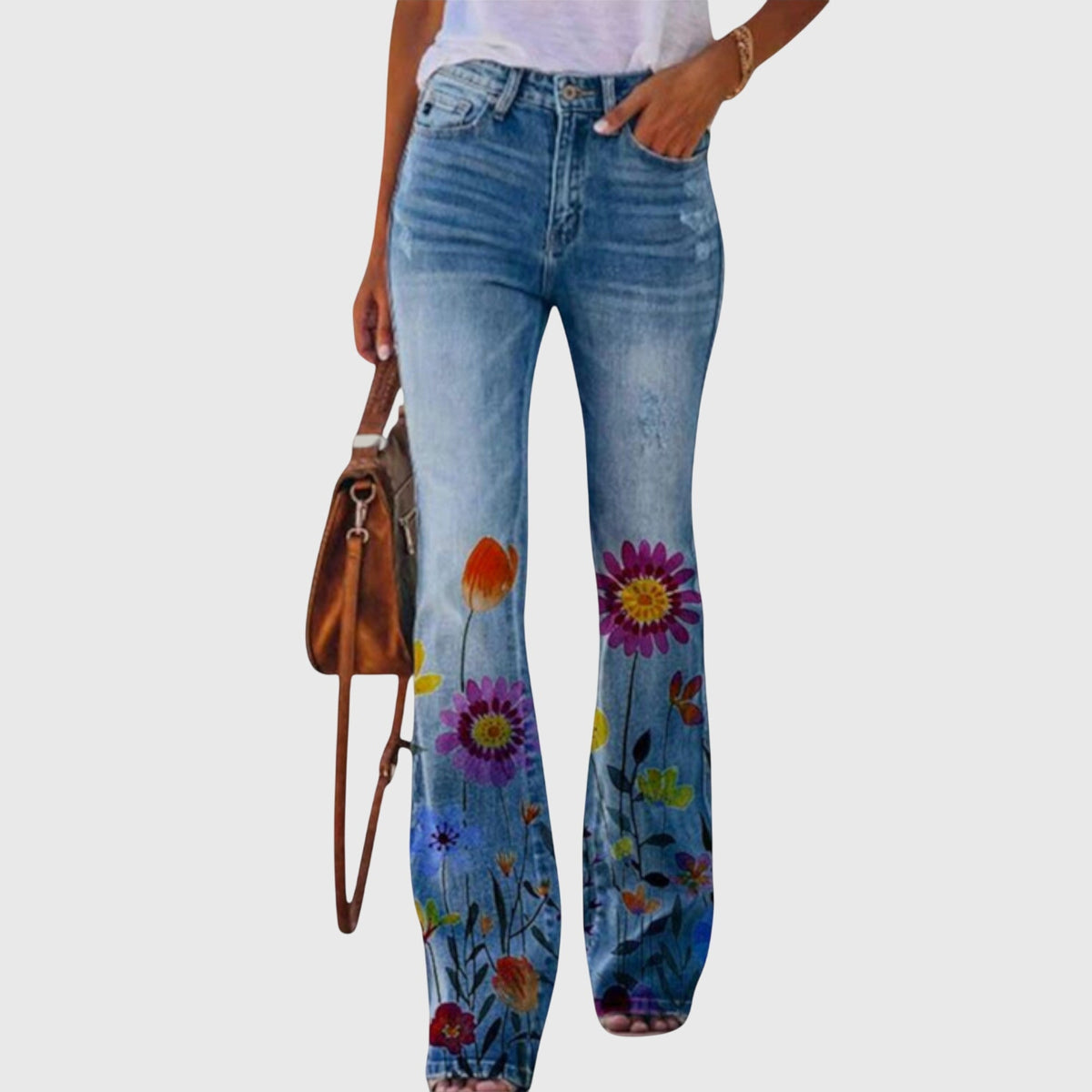 Floral Print Pants for Women