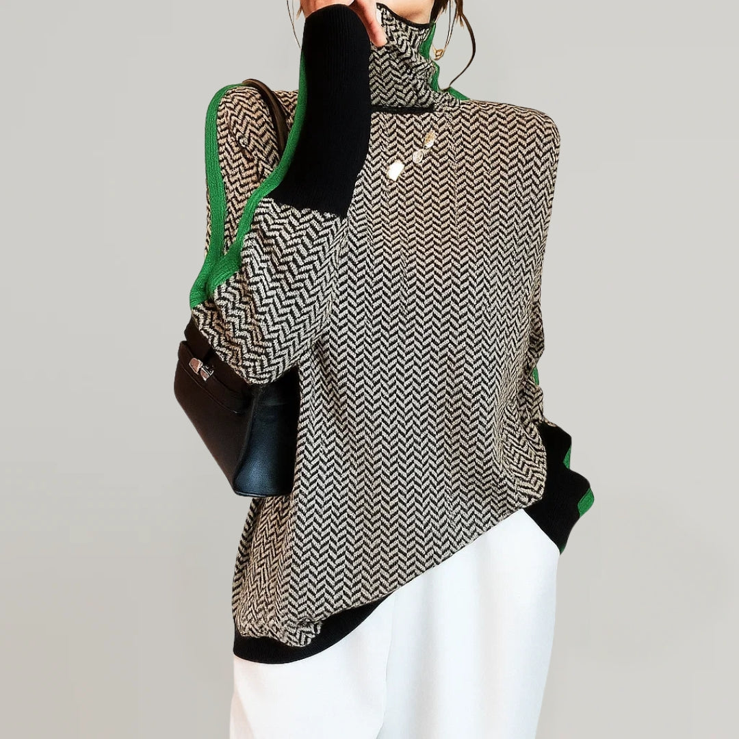 Martina | High Neck Pullover for Women