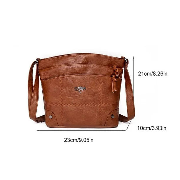 Raya | Elegant Multi-Pocket Crossbody Bag for Women
