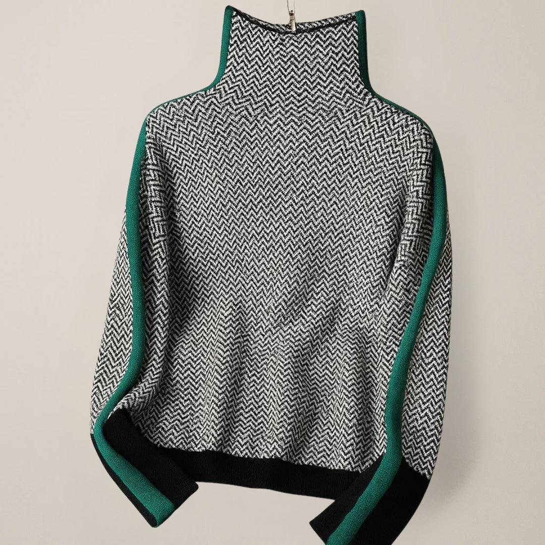 Martina | High Neck Pullover for Women