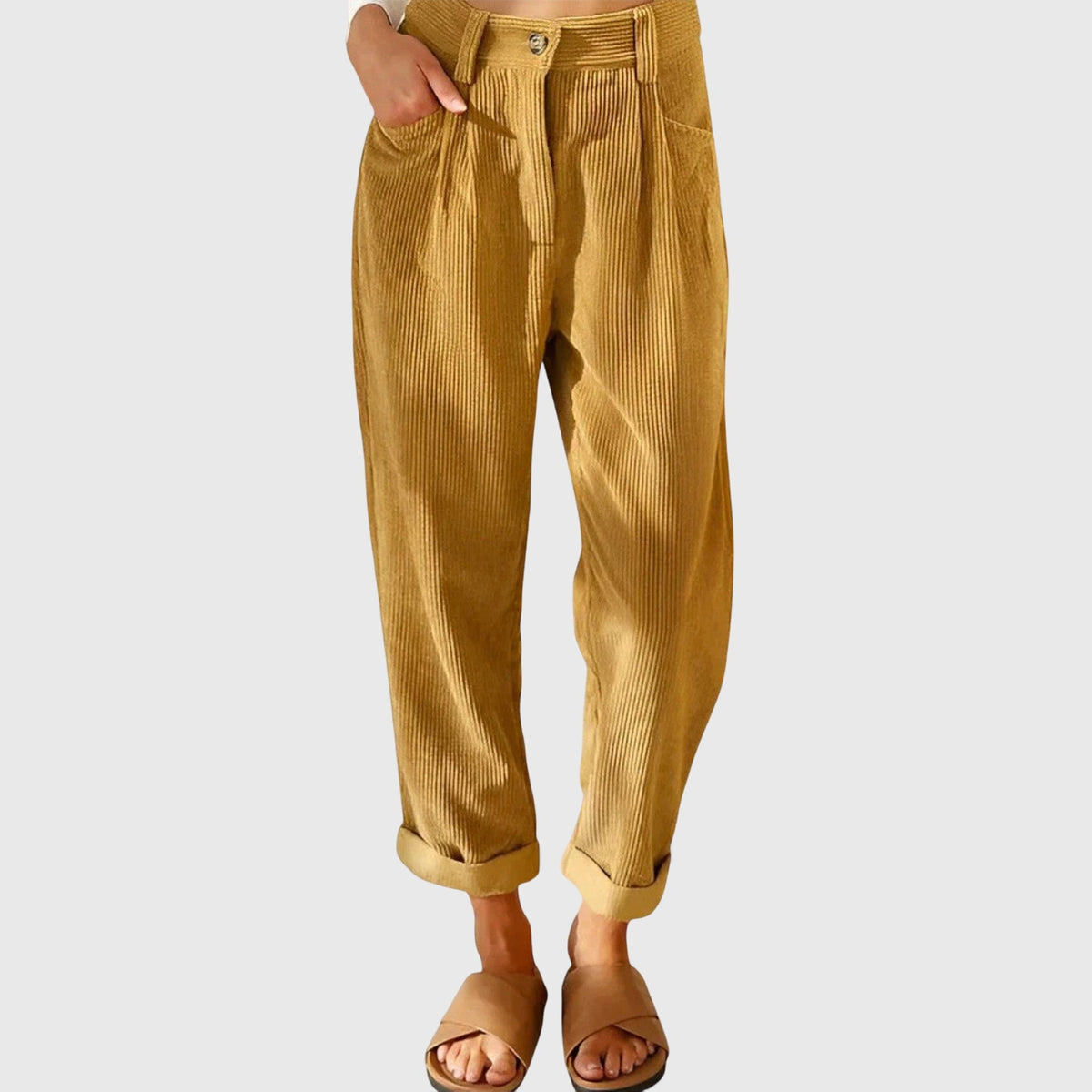 Jana | Modern Cord Pants for Women