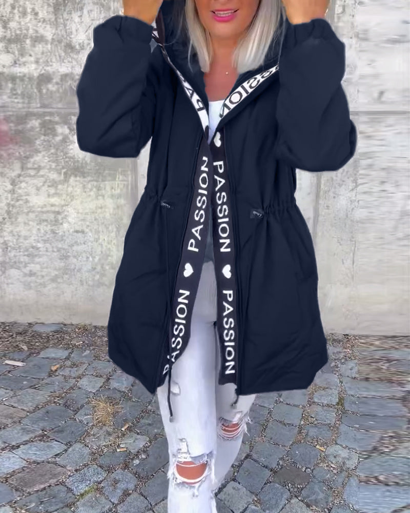 Vanessa | Casual Zip-Up Jacket with Drawstring for Women