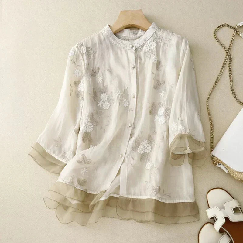 Illyria | Summer Loose Mesh Top for Women