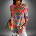 Rowan | Chic Floral Print Blouse for Women