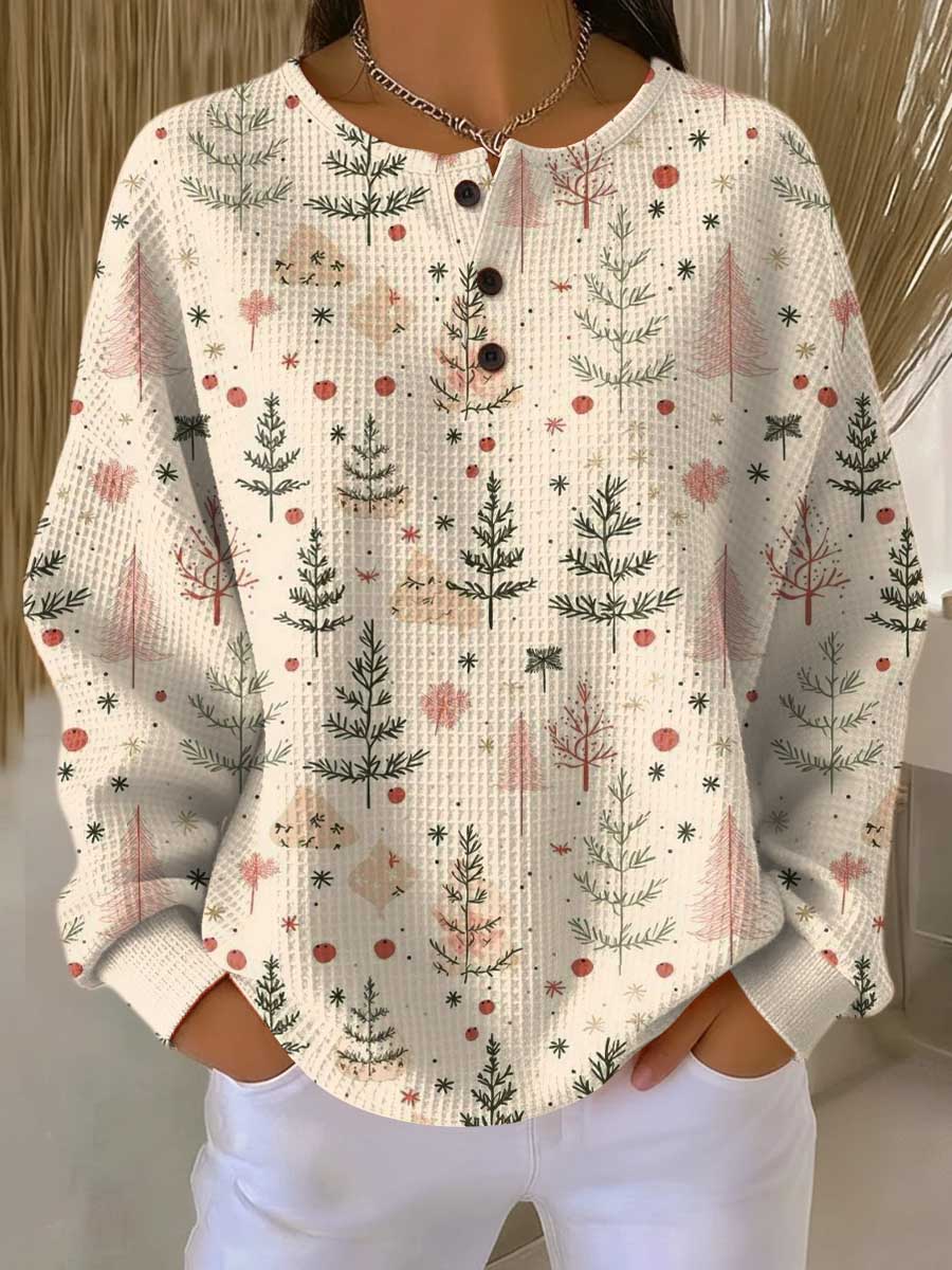 Mathilde | Waffle-Knit Cozy Sweater for Women