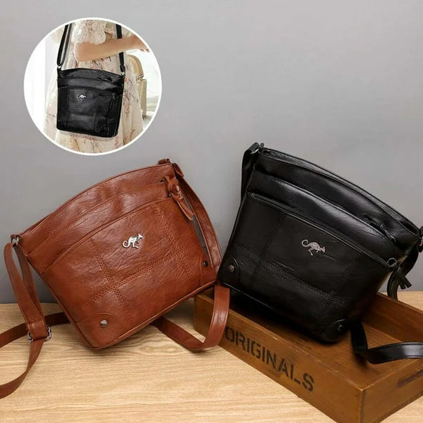 Raya | Elegant Multi-Pocket Crossbody Bag for Women
