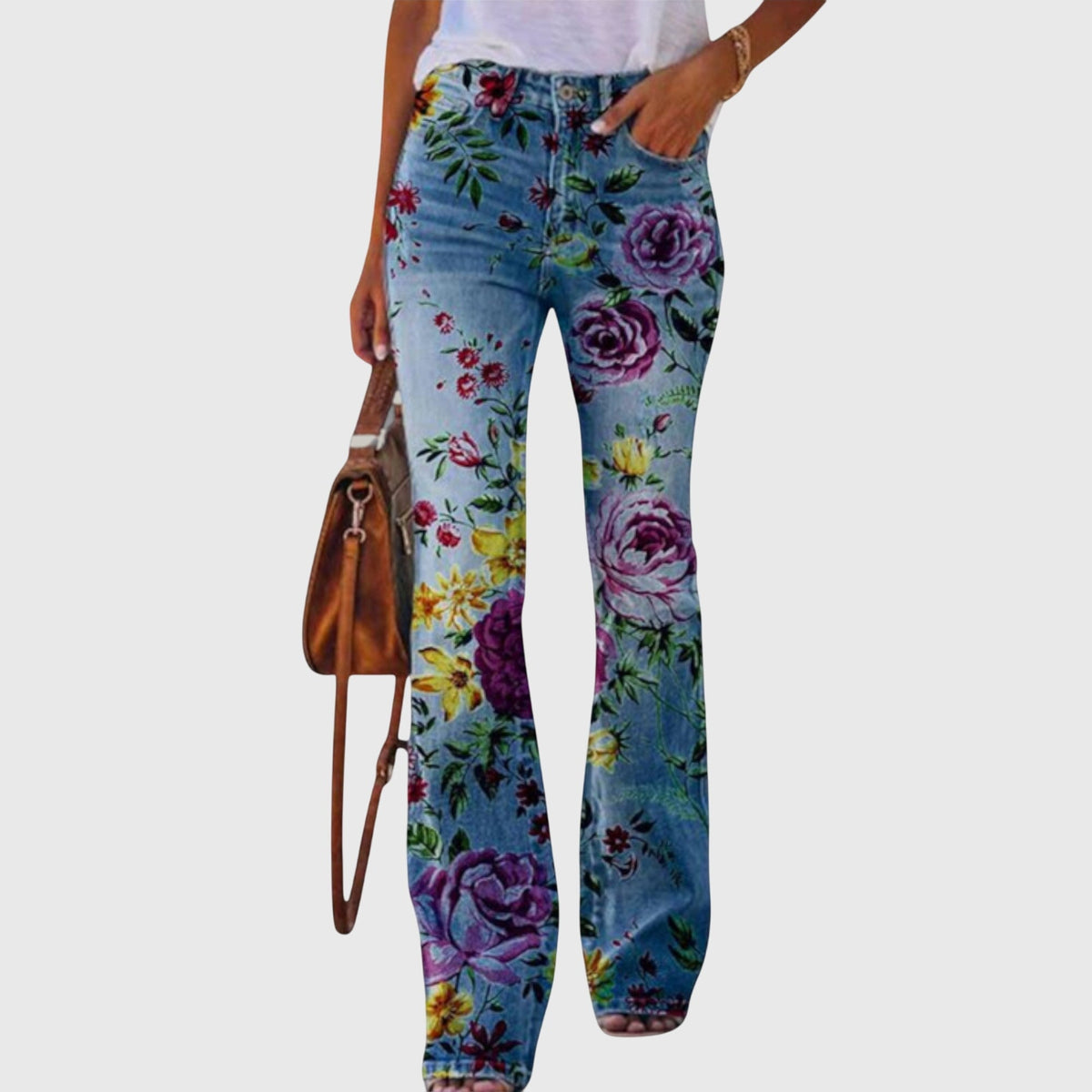 Floral Print Pants for Women