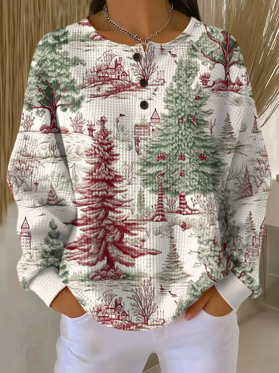 Lærke | Cozy Waffle-Knit Sweater for Women
