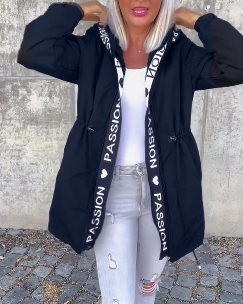Vanessa | Casual Zip-Up Jacket with Drawstring for Women