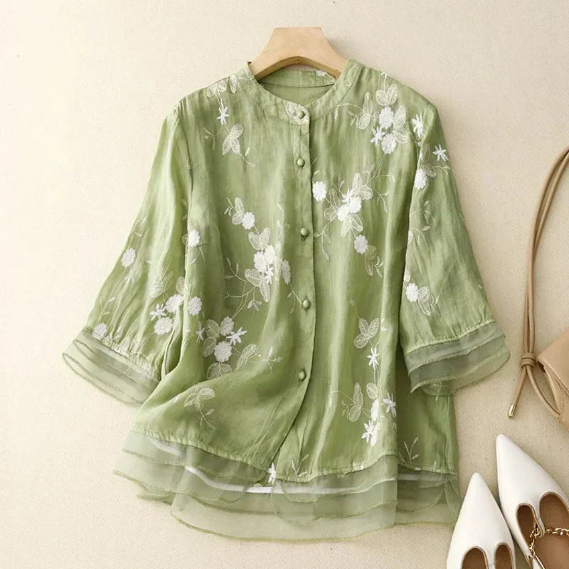 Illyria | Summer Loose Mesh Top for Women