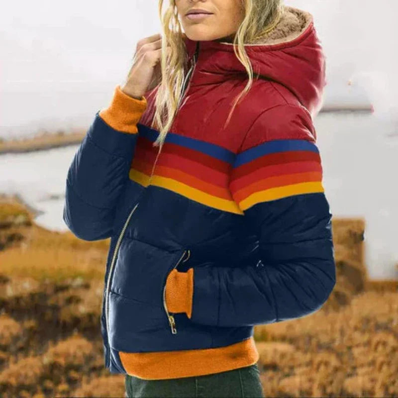 Leah | Plush Relaxed-Fit Down Winter Jacket for Women