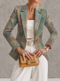 Capucine | Dot Mosaic Single-Button Tailored Blazer for Women