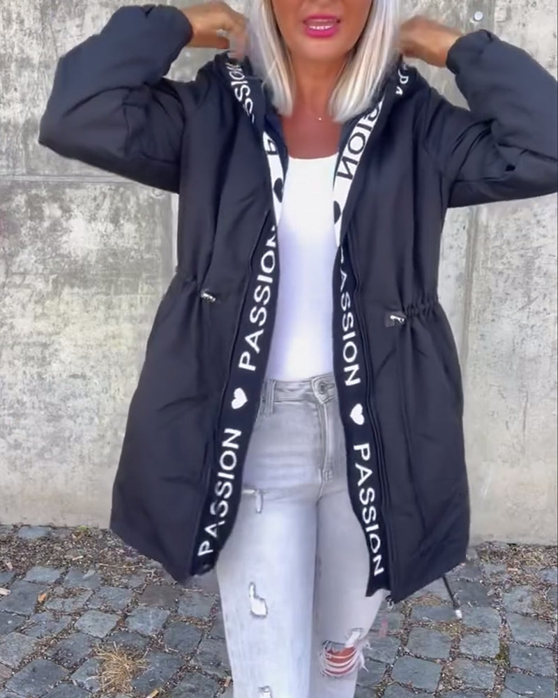 Vanessa | Casual Zip-Up Jacket with Drawstring for Women