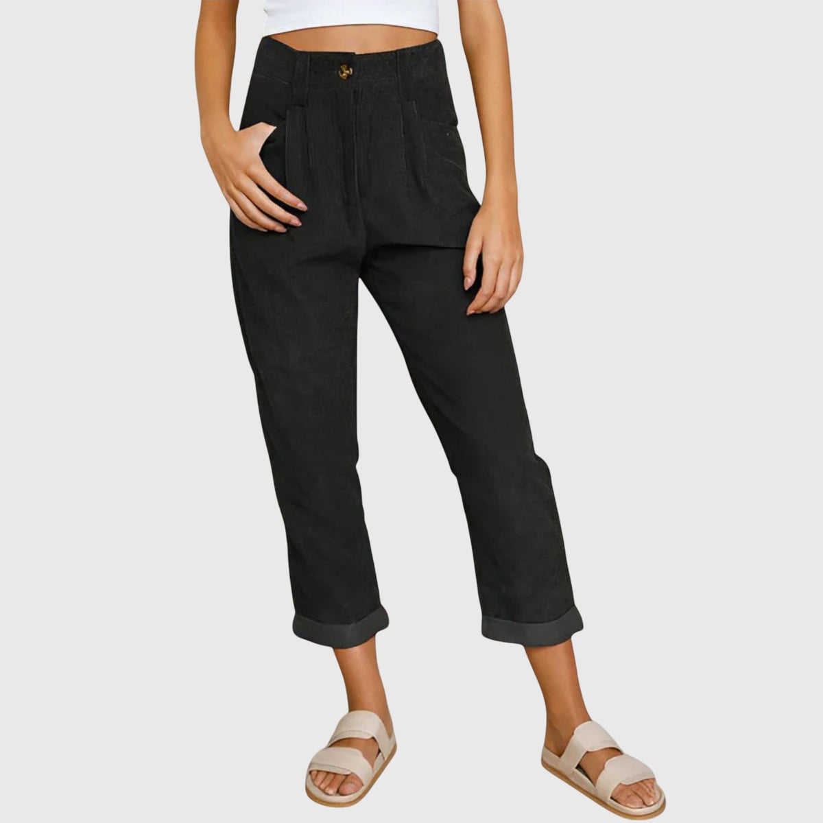 Jana | Modern Cord Pants for Women