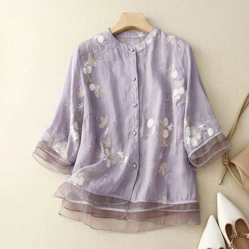 Illyria | Summer Loose Mesh Top for Women