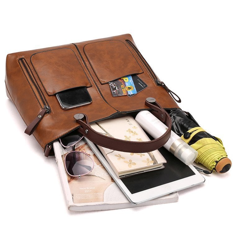 Winslet | Iconic Retro PU Leather Crossbody Handbag for Women