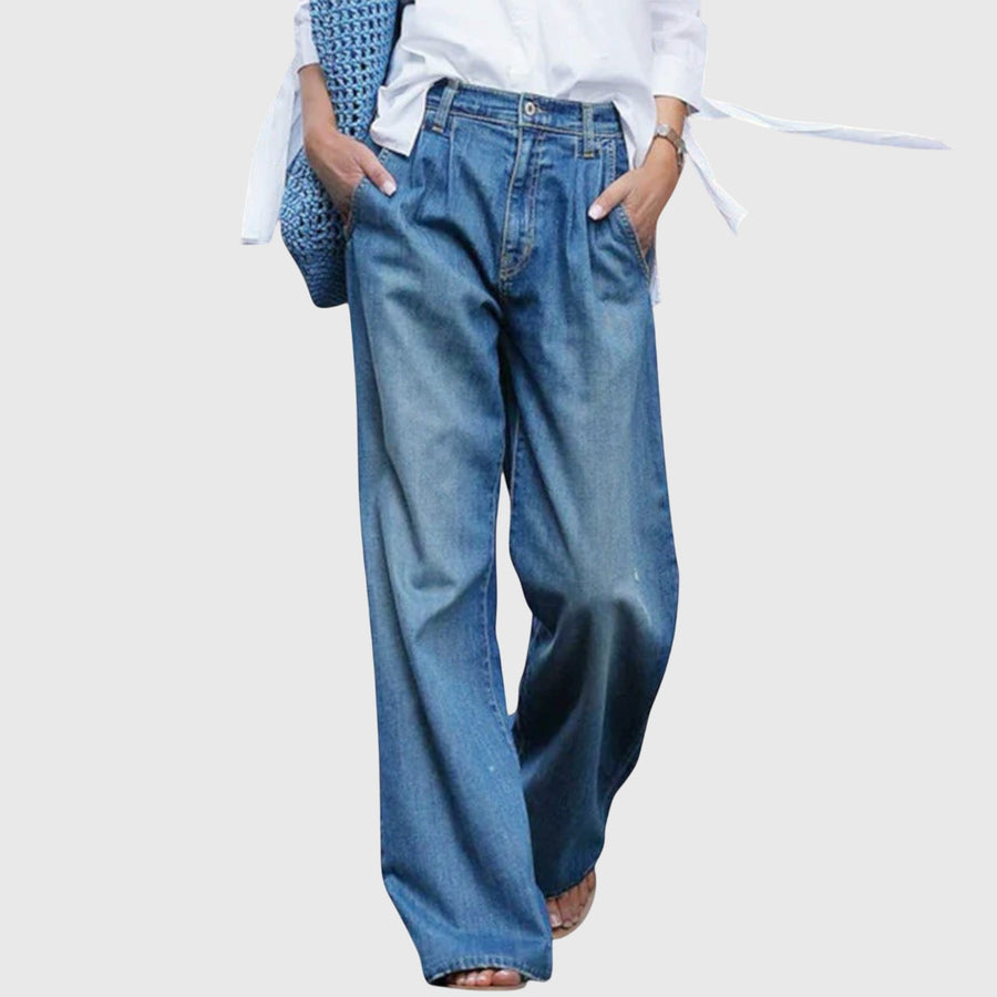 Ava | High-Quality Jeans with Wide Legs for Women