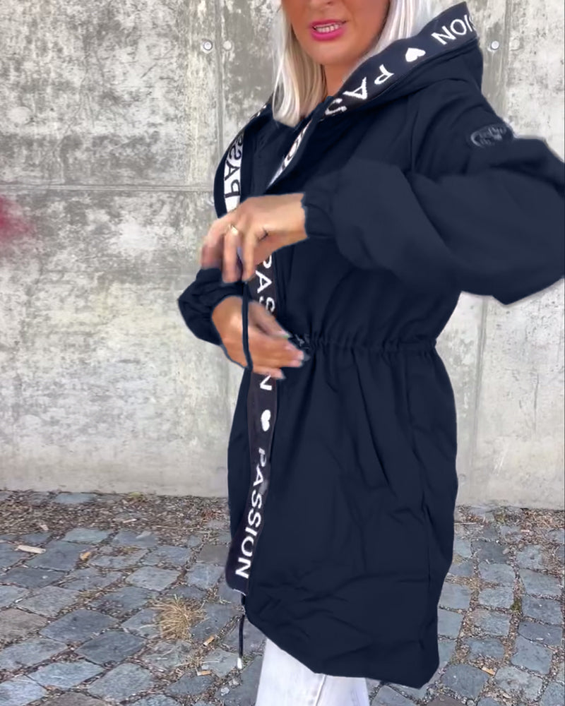 Vanessa | Casual Zip-Up Jacket with Drawstring for Women