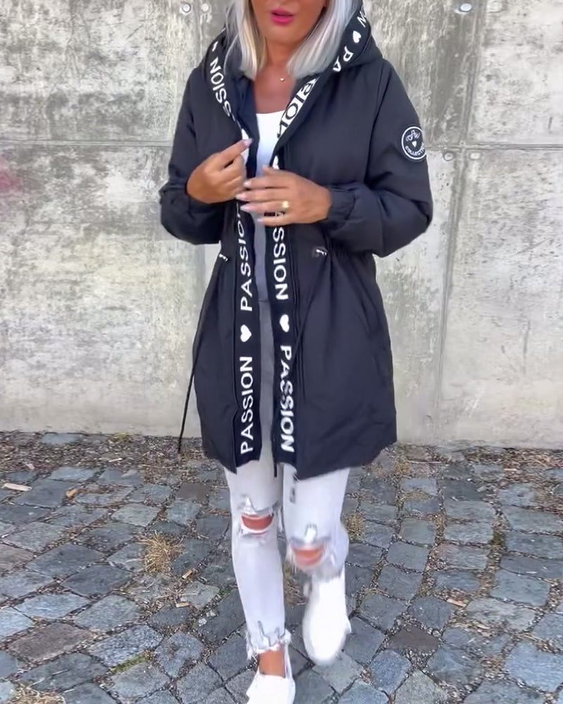 Vanessa | Casual Zip-Up Jacket with Drawstring for Women