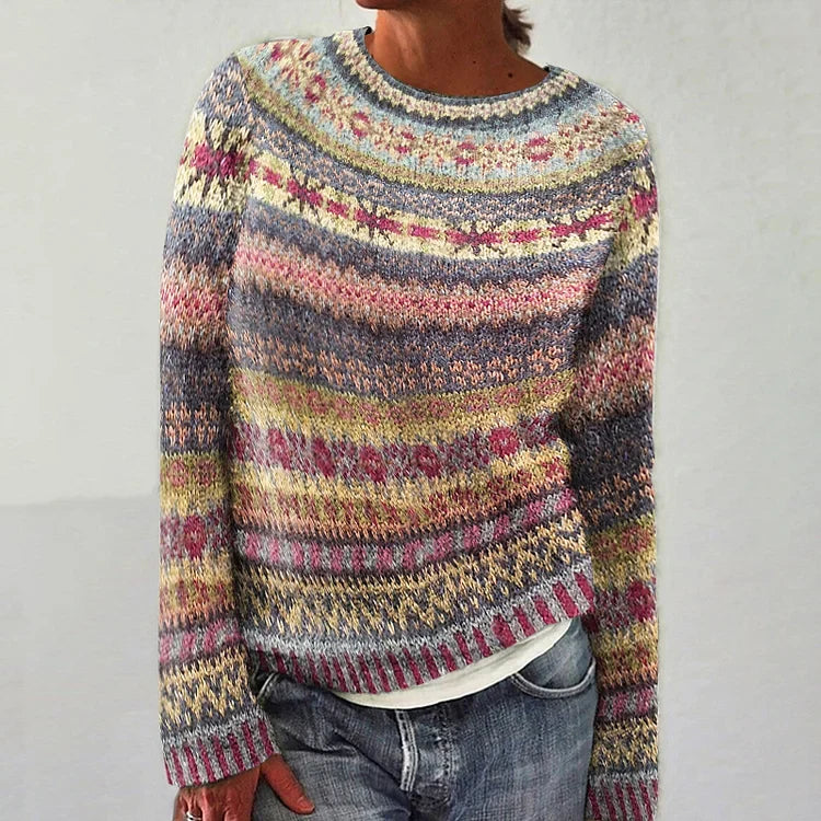 Zoey | Timeless Icelandic-Style Knit Sweater for Women