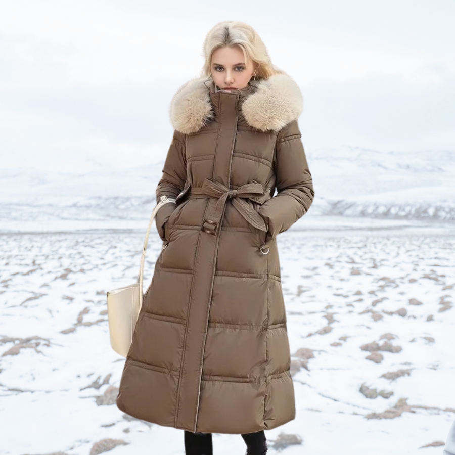 Lucia | Faux Fur Hood Winter Parka for Women