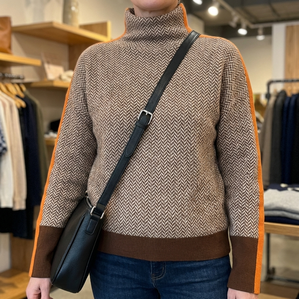 Martina | High Neck Pullover for Women