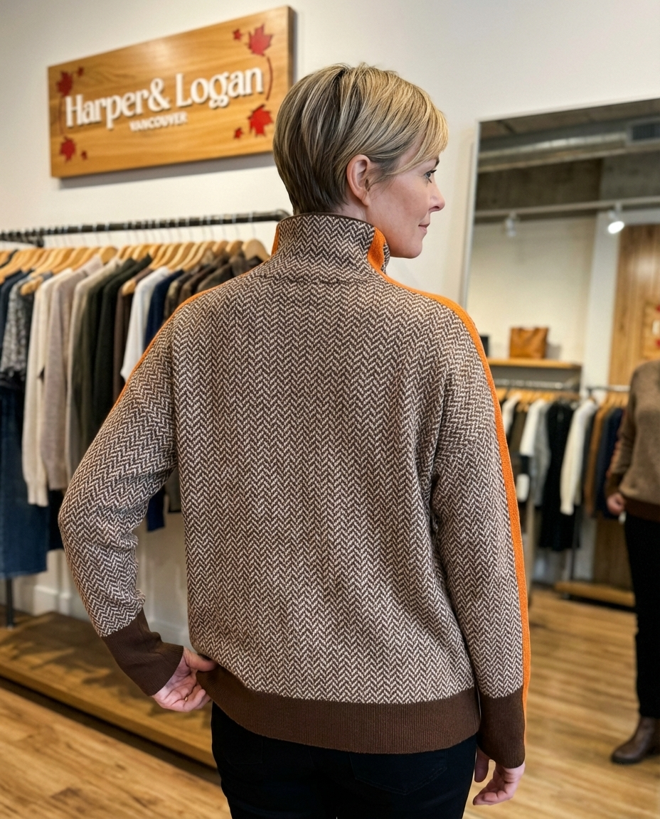 Martina | High Neck Pullover for Women