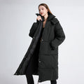 Marguerite | Classic Hooded Long Puffer Coat for Women