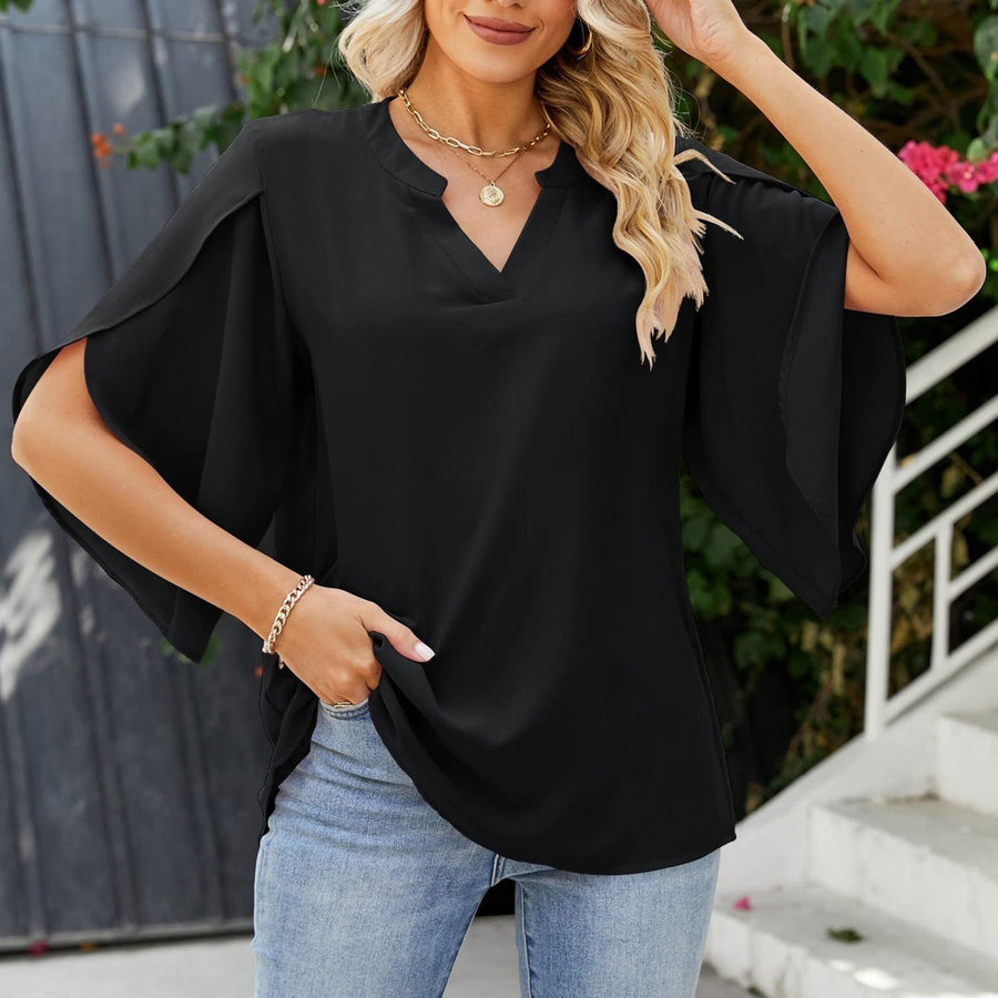 Aislinn | Chiffon V-Neck Summer Blouse for Women