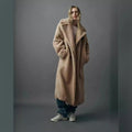 Isadora | Luxe Teddy Double-Breasted Overcoat for Women