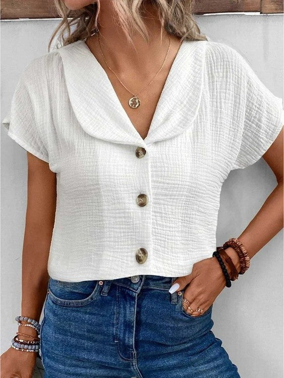 Tova | Relaxed Fit Summer Blouse for Women