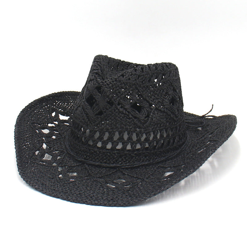 Raylene | Vintage Open-Weave Straw Hat for Women