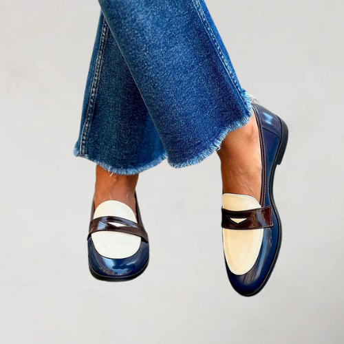 Ashlynn | Navy Blue Loafer for Women