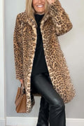 Rosa | Leopard Print Winter Coat for Women