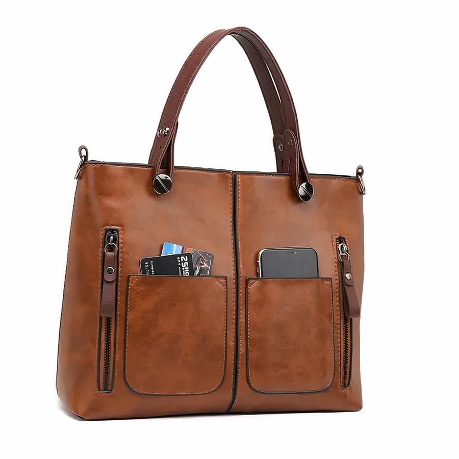 Winslet | Iconic Retro PU Leather Crossbody Handbag for Women