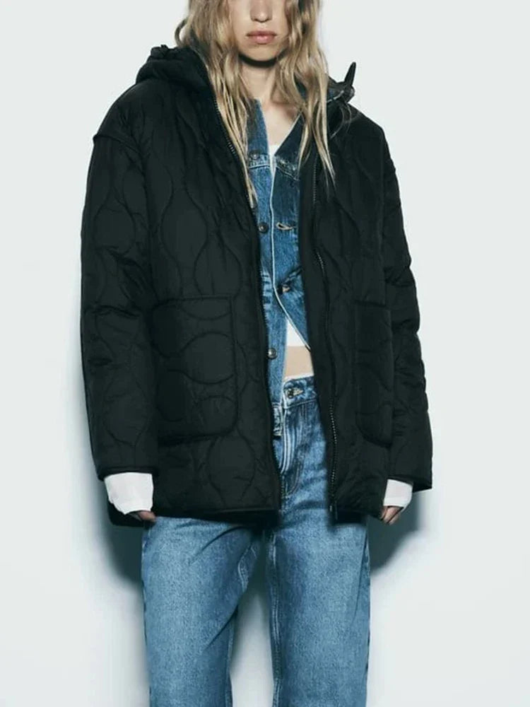Vara | Relaxed Fit Hooded Winter Jacket for Women