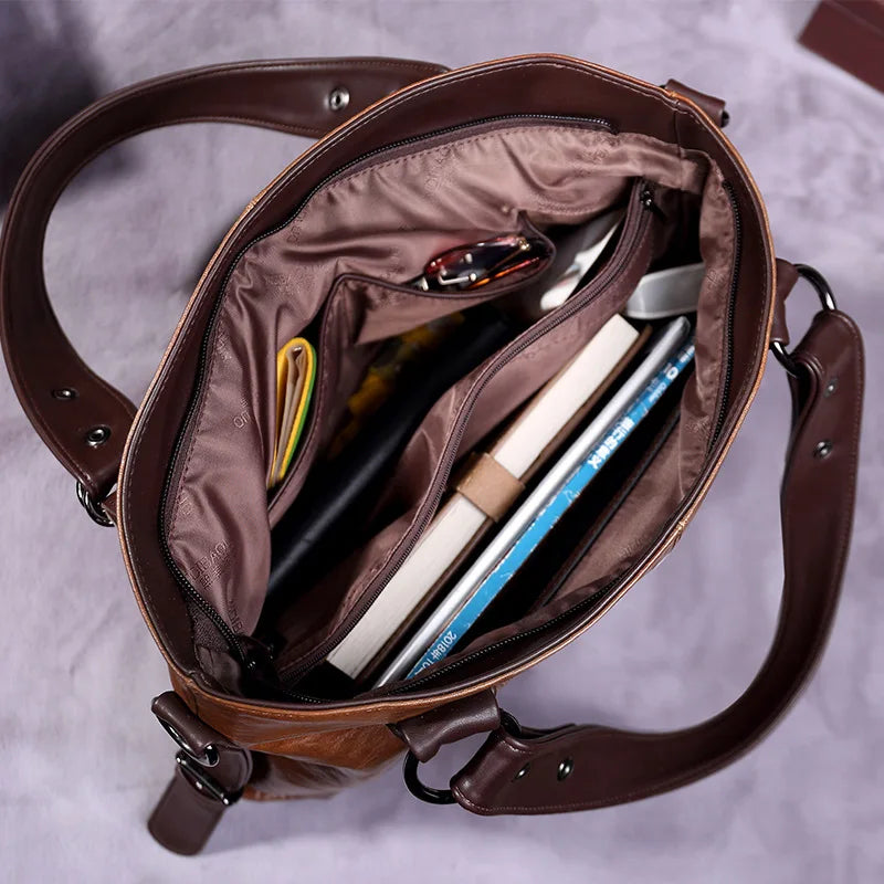 Aralyn | Refined Soft Leather Tote Bag for Women