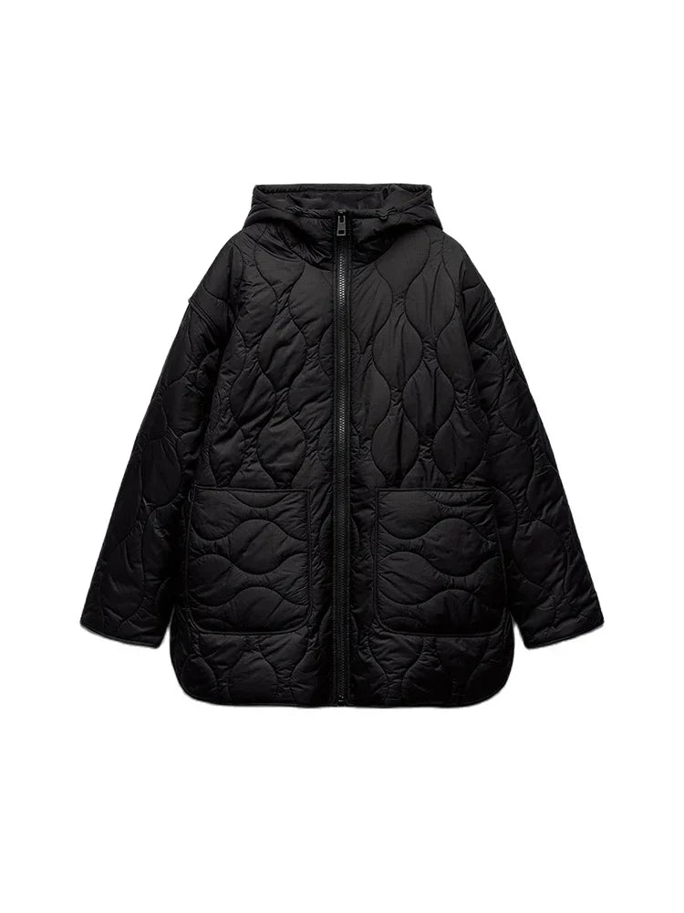 Vara | Relaxed Fit Hooded Winter Jacket for Women