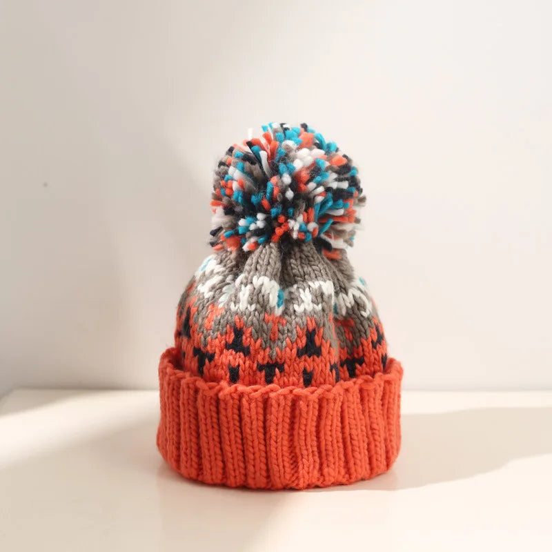 Tamara | Cozy Snowflake Pom Beanie for Women