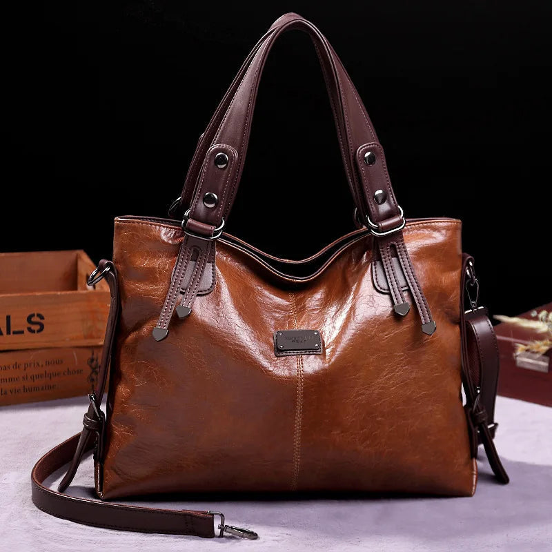 Aralyn | Refined Soft Leather Tote Bag for Women