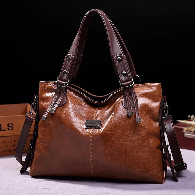 Aralyn | Refined Soft Leather Tote Bag for Women