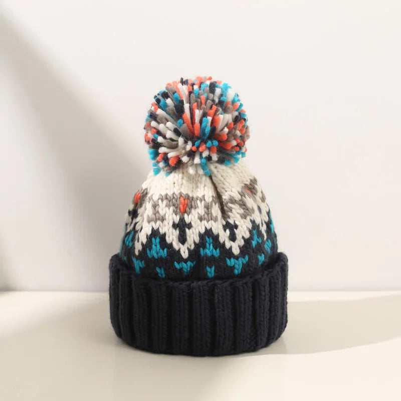Tamara | Cozy Snowflake Pom Beanie for Women
