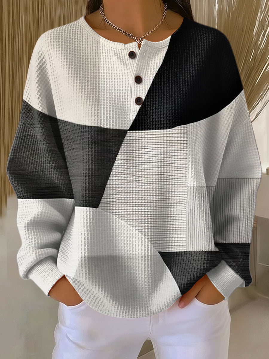 Ella | Waffle-Knit Cozy Sweater for Women
