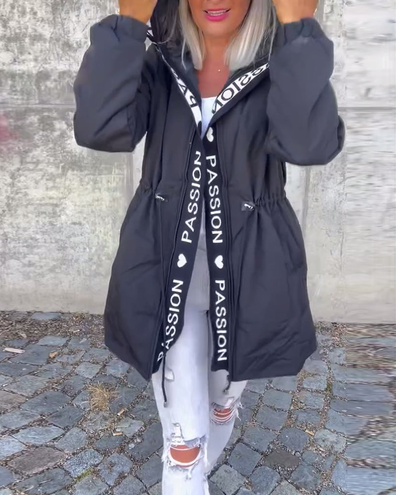 Vanessa | Casual Zip-Up Jacket with Drawstring for Women