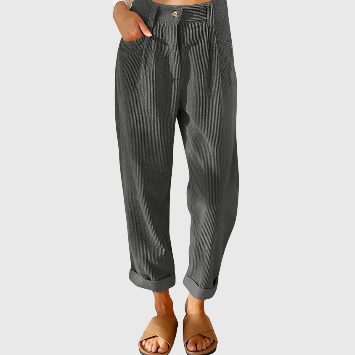 Jana | Modern Cord Pants for Women